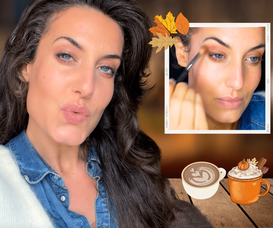 Lire la suite à propos de l’article Maquillage automnal 🍁 Inspiration Latte & Pumkin spice Latte makeup